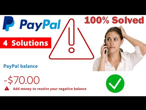 What should I do if my balance is negative? | PayPal BA