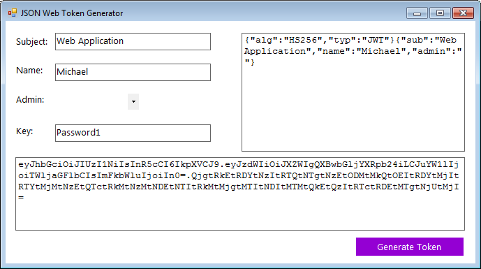 Generate JWT tokens using cryptolove.fun - MigratoryData