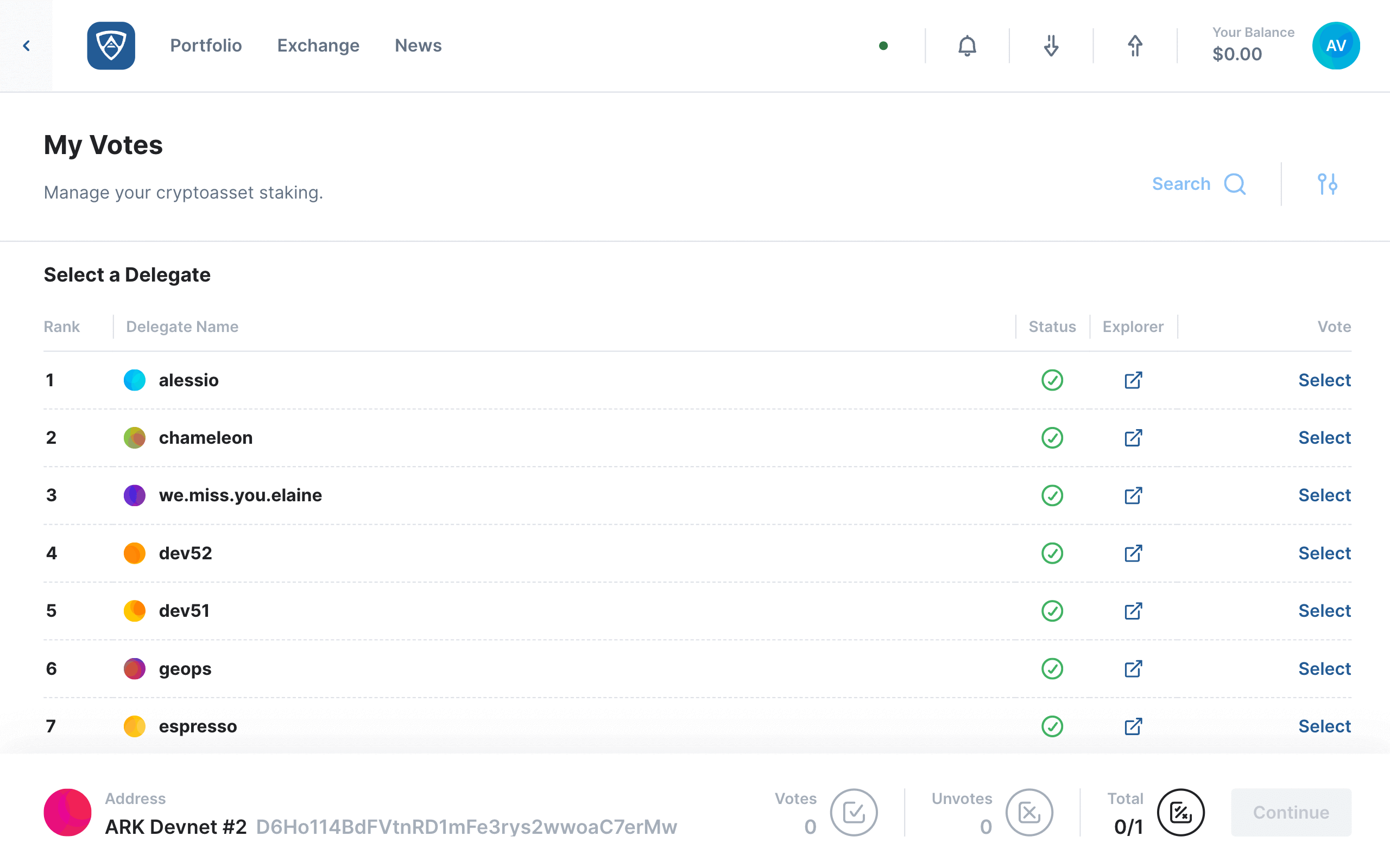 ARK Scan Updates - Delegate Monitor | ARK Ecosystem Blog