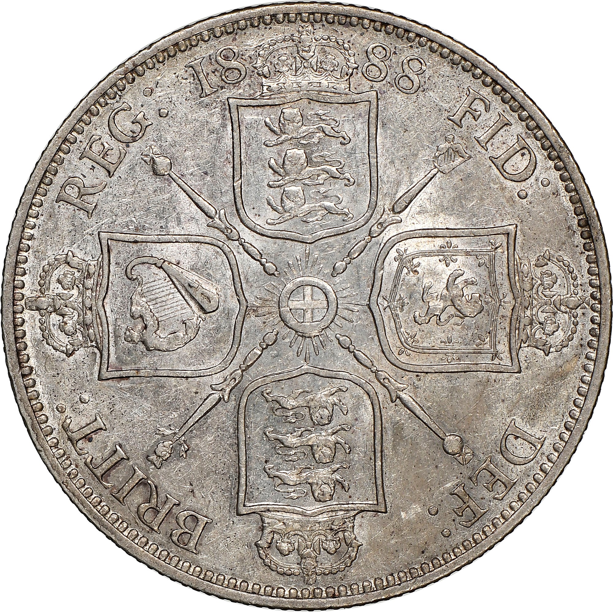 Values of Coins of the UK - 4s, 50d and 4s6d