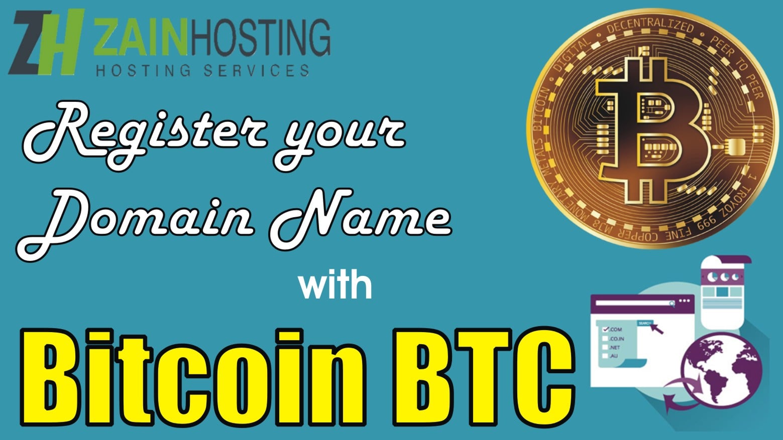 Buy Domain with Bitcoin. Buy Hosting with Bitcoin. VPS, Dedicated Server