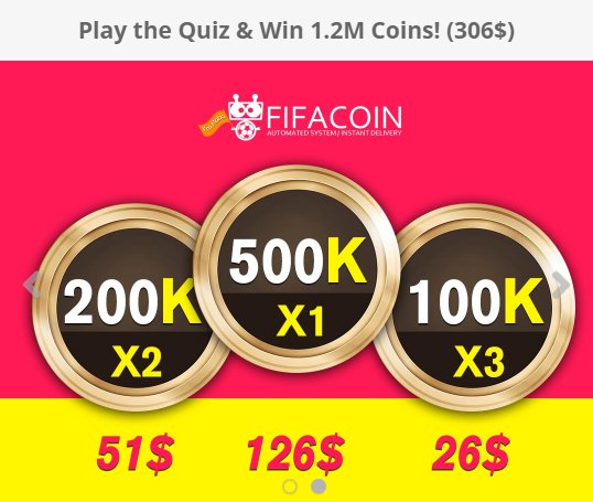 How much is 1 million FIFA coins? - Answers