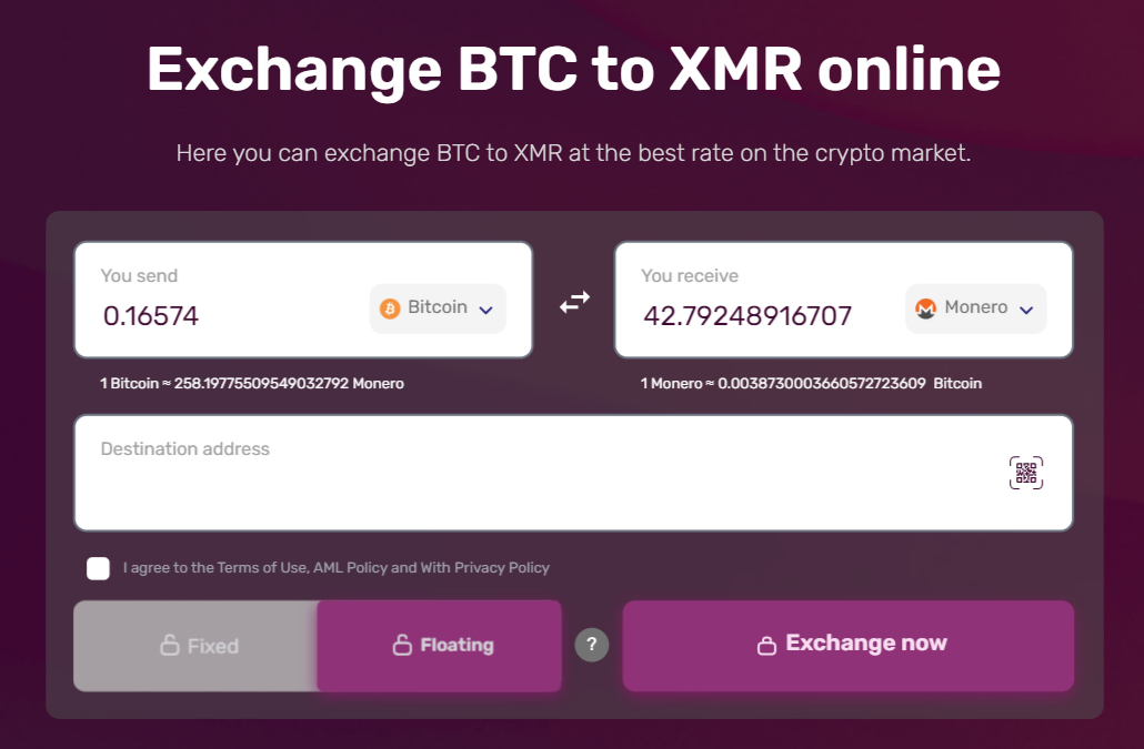 Convert Monero to Bitcoin | XMR to BTC currency converter - Valuta EX