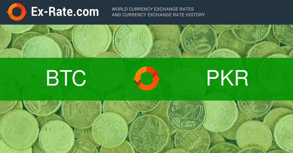 Convert BTC to PKR - Bitcoin to Pakistani Rupee Converter | CoinCodex