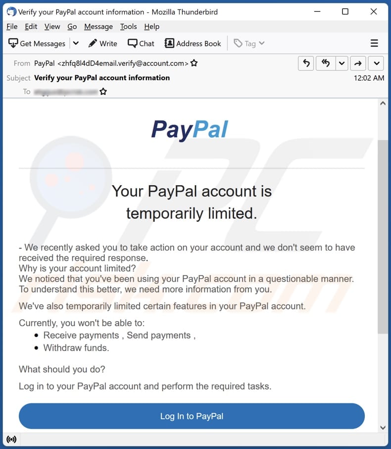 Account Limitations | Business Support Center | PayPal HN