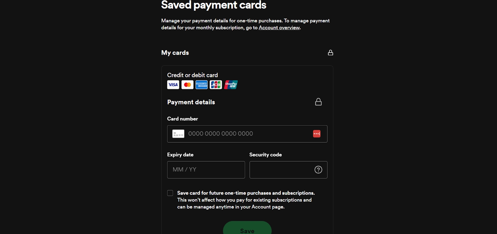 Can not pay my Spotify account with this card. - bunq Together