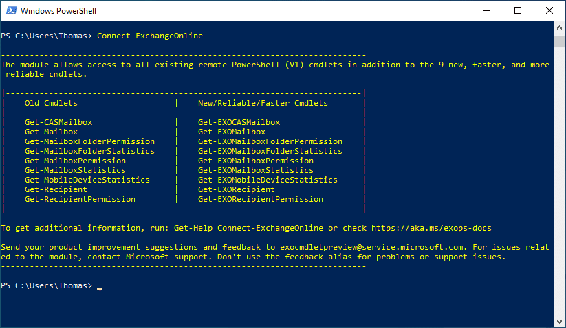 Exchange Online PowerShell | Microsoft Learn