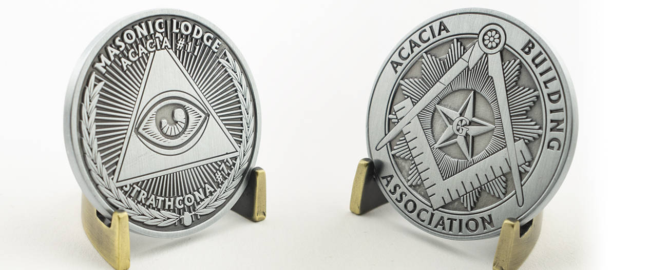 Masonic Coins | Make Your Own Custom Challenge Coin