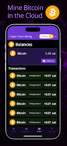 Bitcoin Cloud Mining Ad Earn for Android - Download