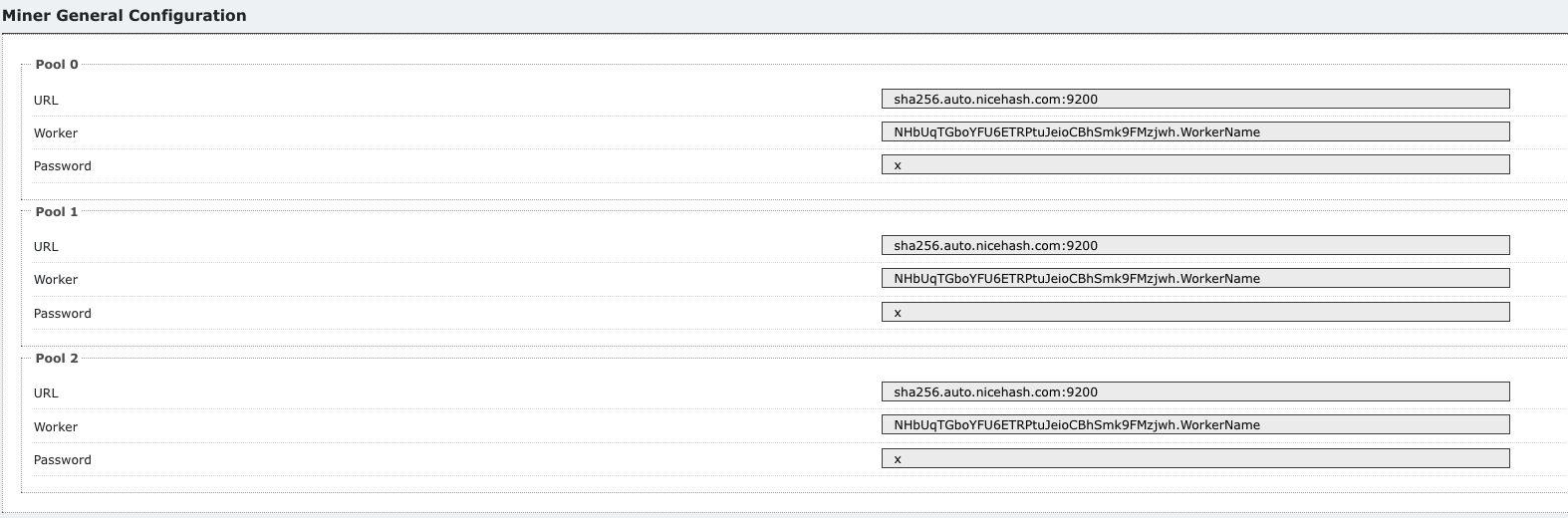 NiceHash with Awesome Miner