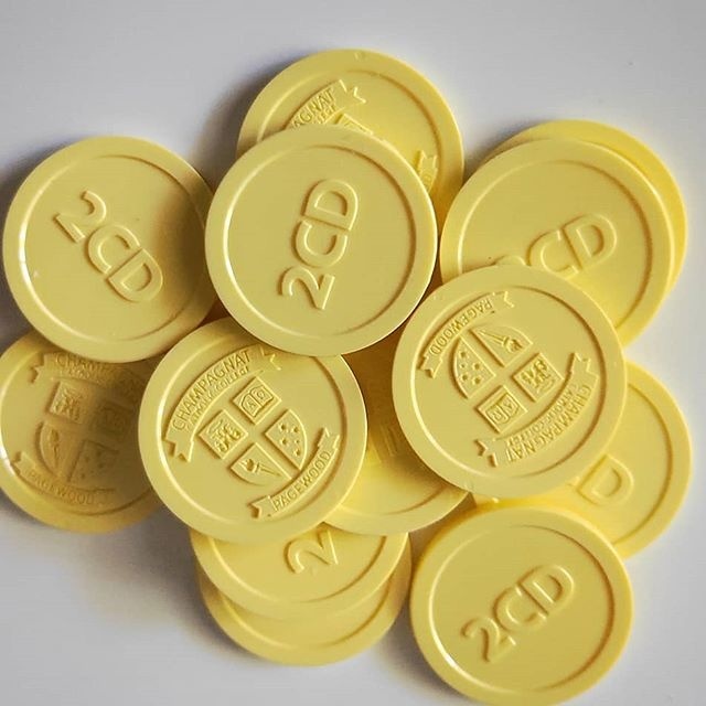 Drink and Game Tokens: Custom Imprinted Plastic Tokens, Wooden Nickels, and Metal Coins