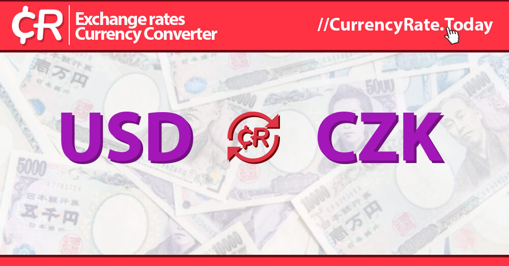 1 CZK to USD - Czech Koruny to US Dollars Exchange Rate