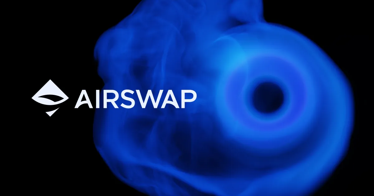 AirSwap exchange charts - price history, trade volume on popular markets