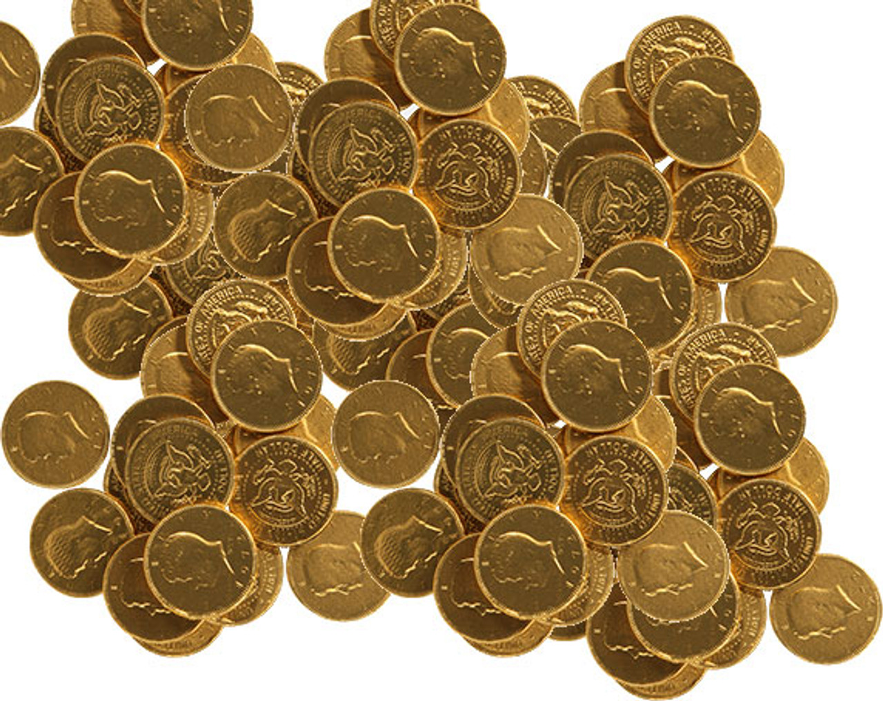 Christmas Gold Coin Chocolates