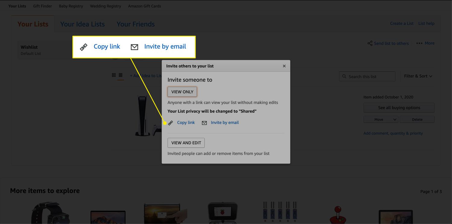 How to Make and Share an Amazon Wish List