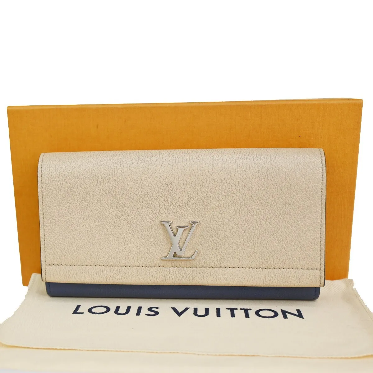 LOUIS VUITTON Parnacea Portefeuille Lockme 2 M Long wallet Foldin – kingram-japan