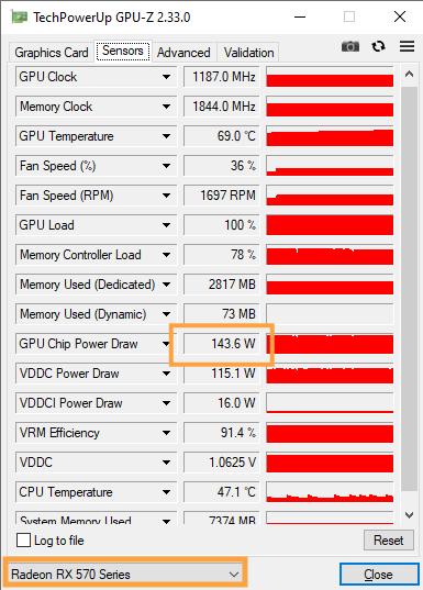 RX 8GB Mining Settings