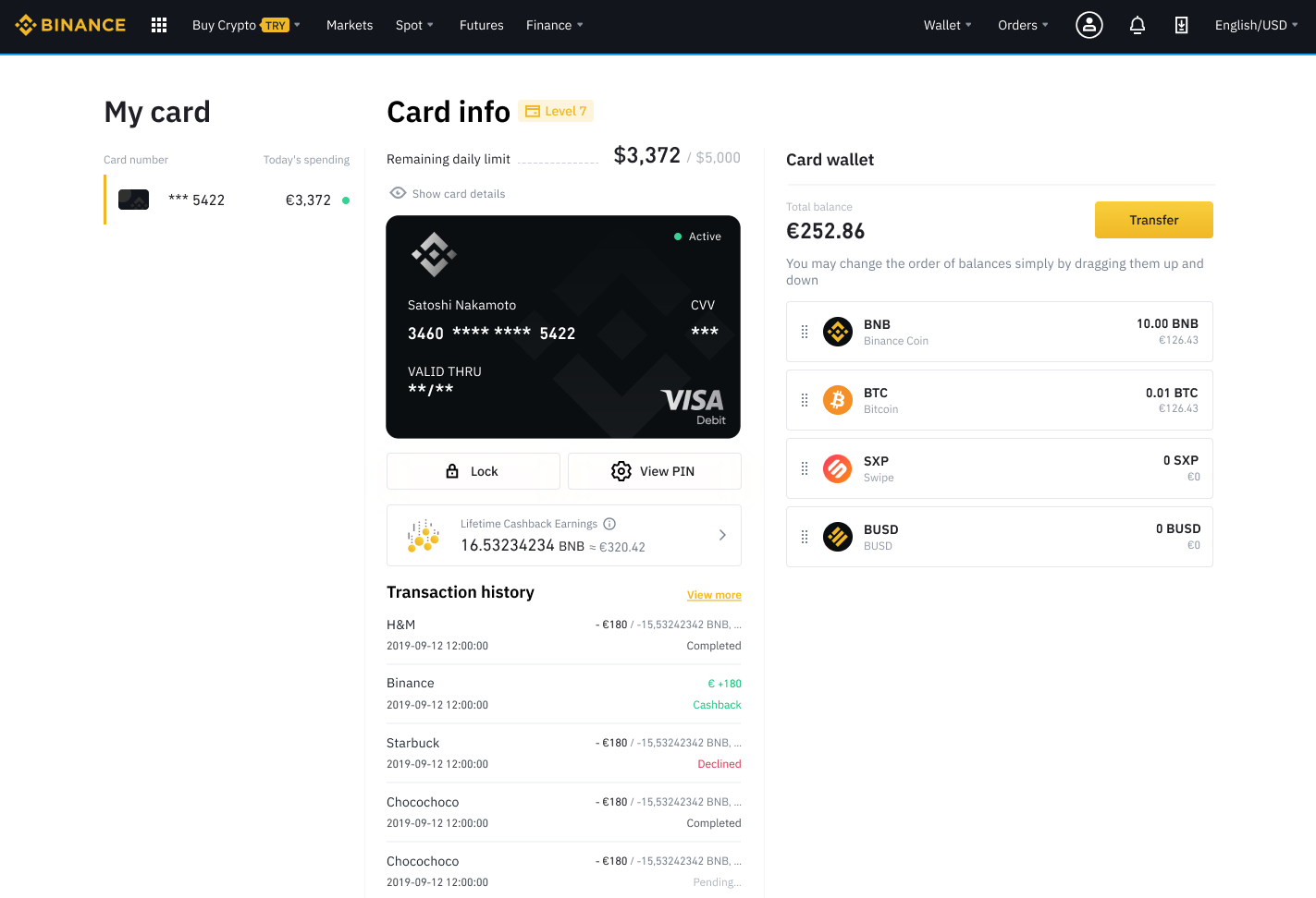 Binance Discontinues Visa Debit Card Services in Europe | cryptolove.fun