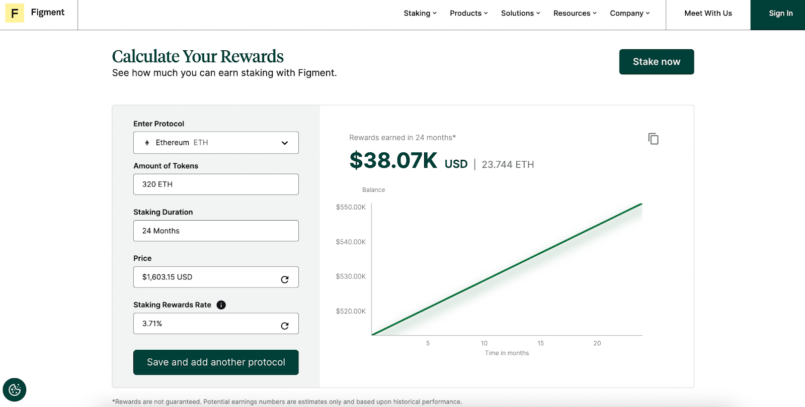 Crypto Staking Calculator (APY%) - Datawallet