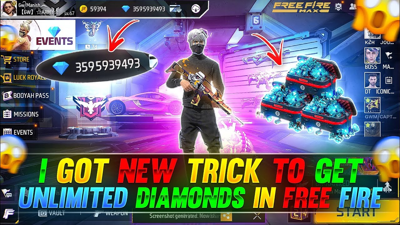 Buy Free Fire Diamonds Online | Instant Delivery