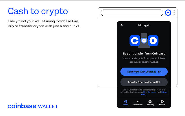 Coinbase Wallet extension - Google Chrome