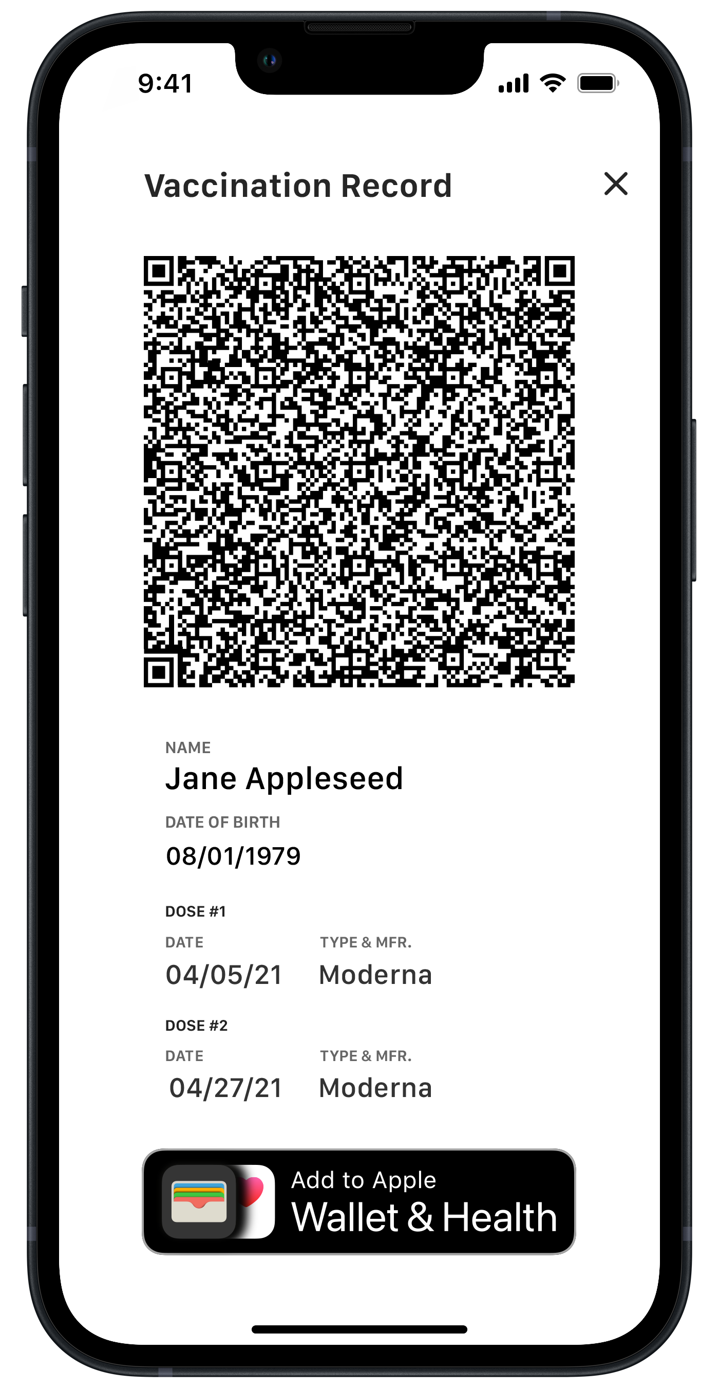 Enlarging wallet qr code - Apple Community