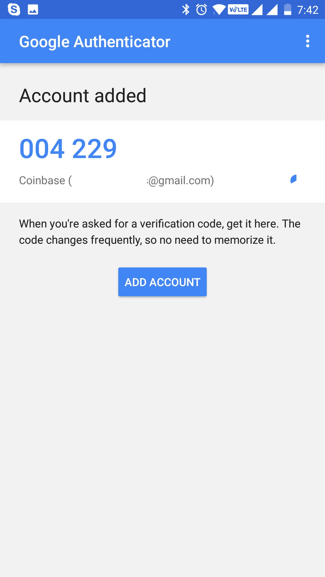 getting authenticator to work again with coinbase - Google Account Community