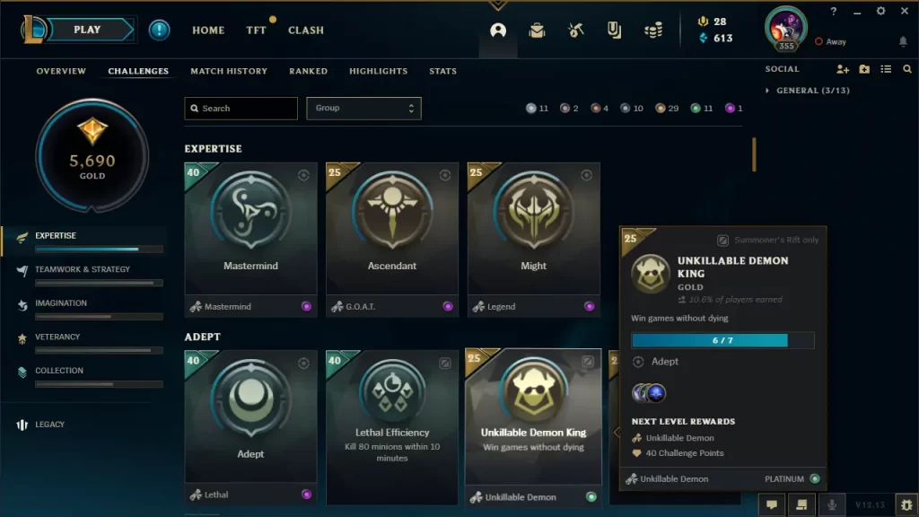 How to change or remove Challenge Tokens from your League profile - Dot Esports