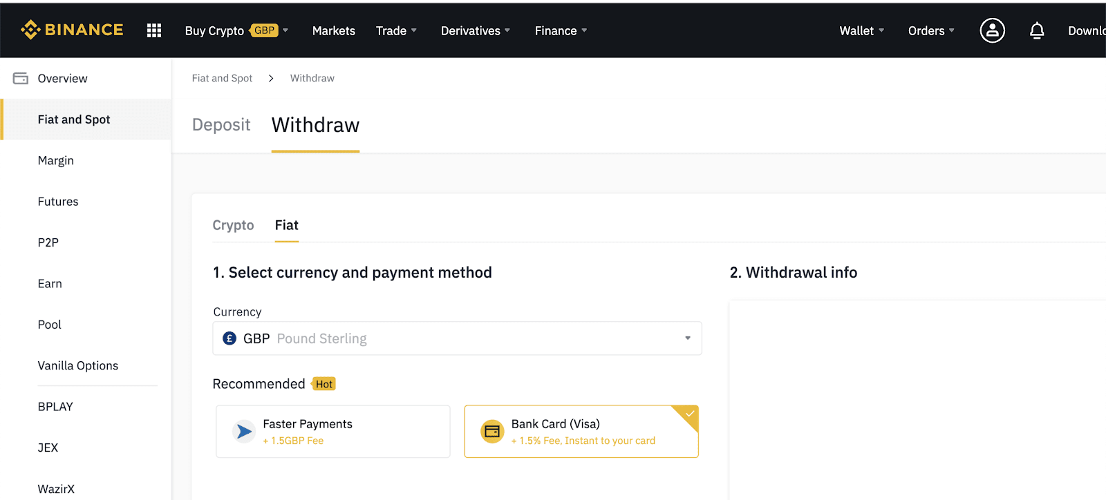 How to Withdraw from Binance to a Bank Account