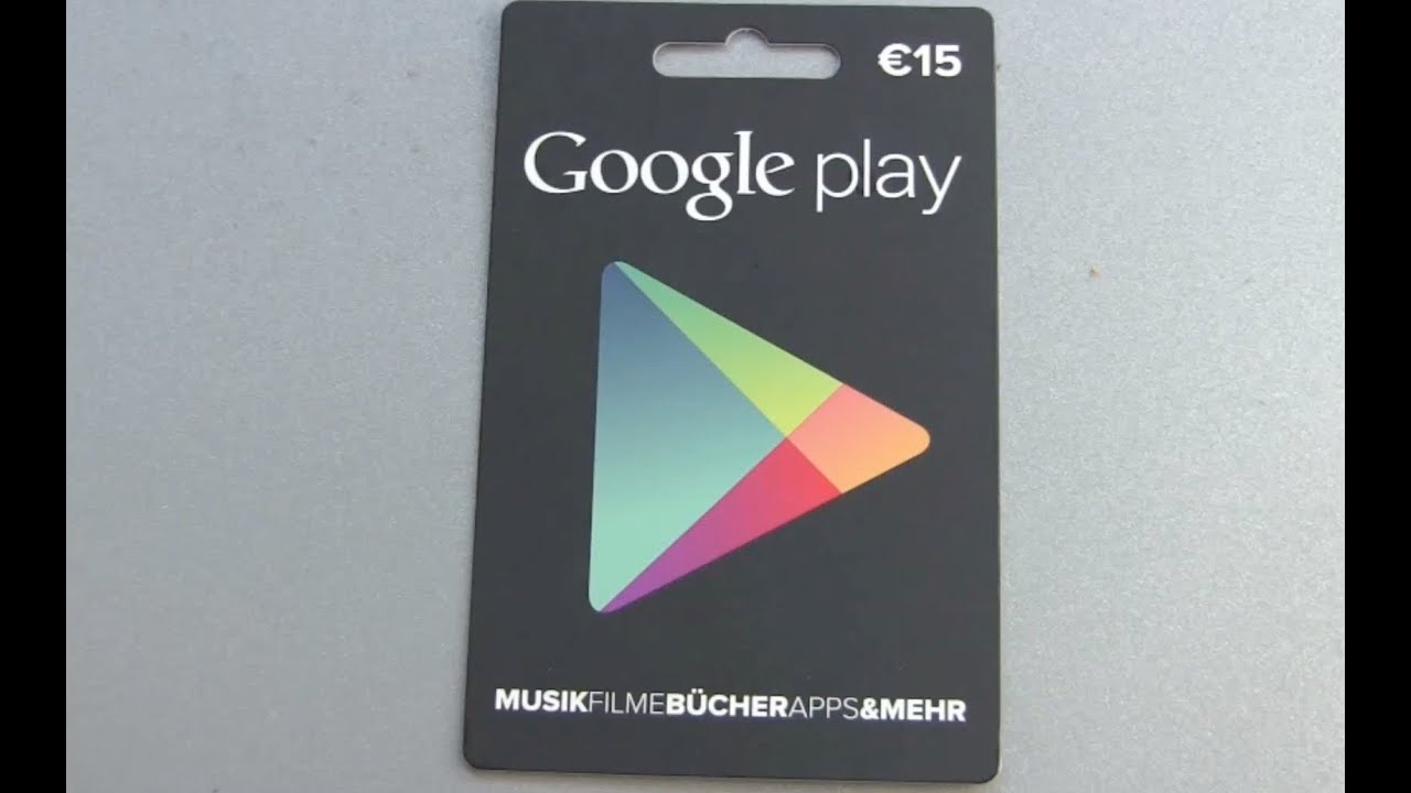 How to redeem a Google Play Store gift card