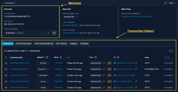 Check all of your Ethereum address ETH balances on cryptolove.fun · GitHub