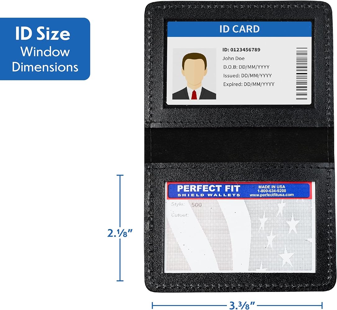 Executive Collection RFID Blocking Bifold Wallet with Double ID Flap - Executive Gift Shoppe