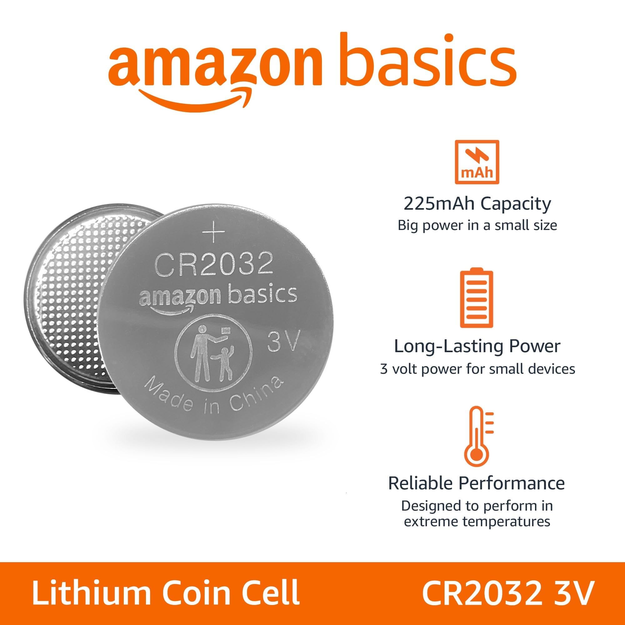 Lithium Button Cell Battery CR | 3 V DC | 37 mAh | 1-Blister | Silver