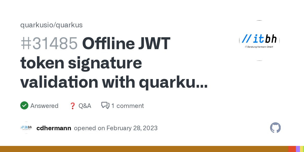 Build, Sign and Encrypt JSON Web Tokens - Quarkus