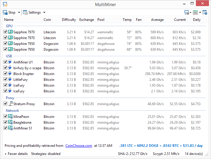 Crypto and Bitcoin mining on Linux in 