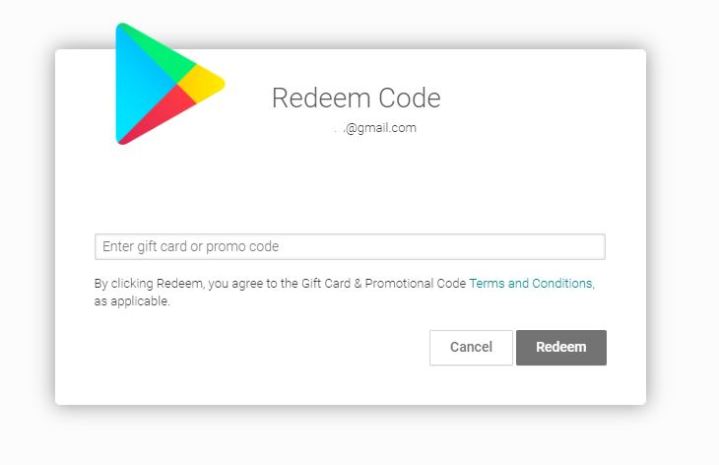 Redeem a Google Play gift card, gift code, or promotional code - Google Play Help