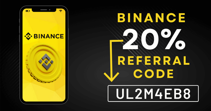 Binance Referral Code DJBLD1Q5 (20% off + 25% with BNB)