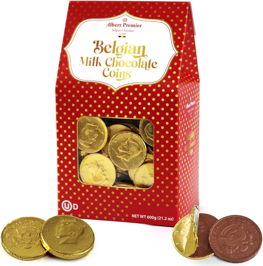 One pound chocolate coins - Chocolate Trading Co