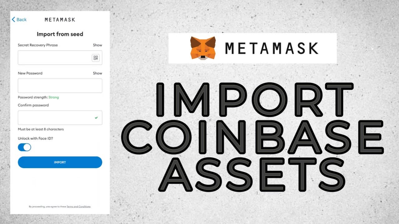 How Import MetaMask Wallet to Coinbase Wallet?