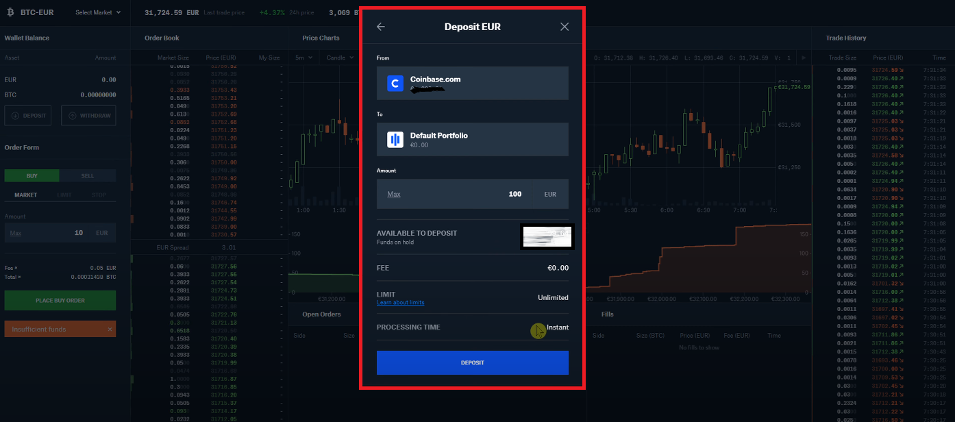 Minimum withdrawal is - Exchange/Pro API - Coinbase Cloud Forum