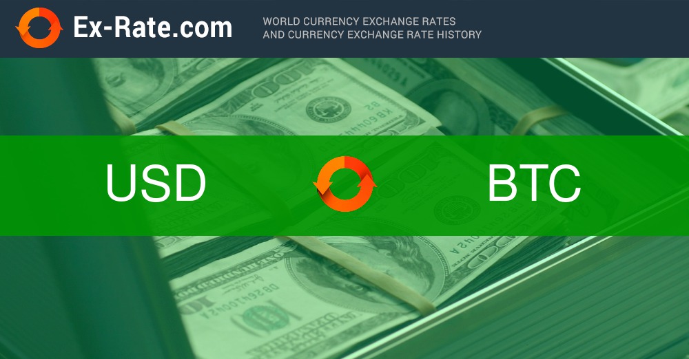 USD to BTC Converter - US Dollar to Bitcoin Exchange Rates Today - Currency Converter