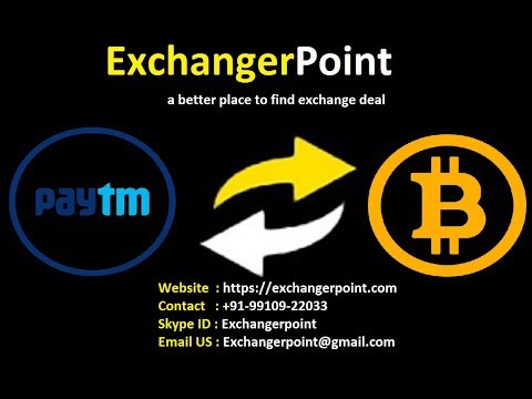 Sell Bitcoin with PayTM Online wallet