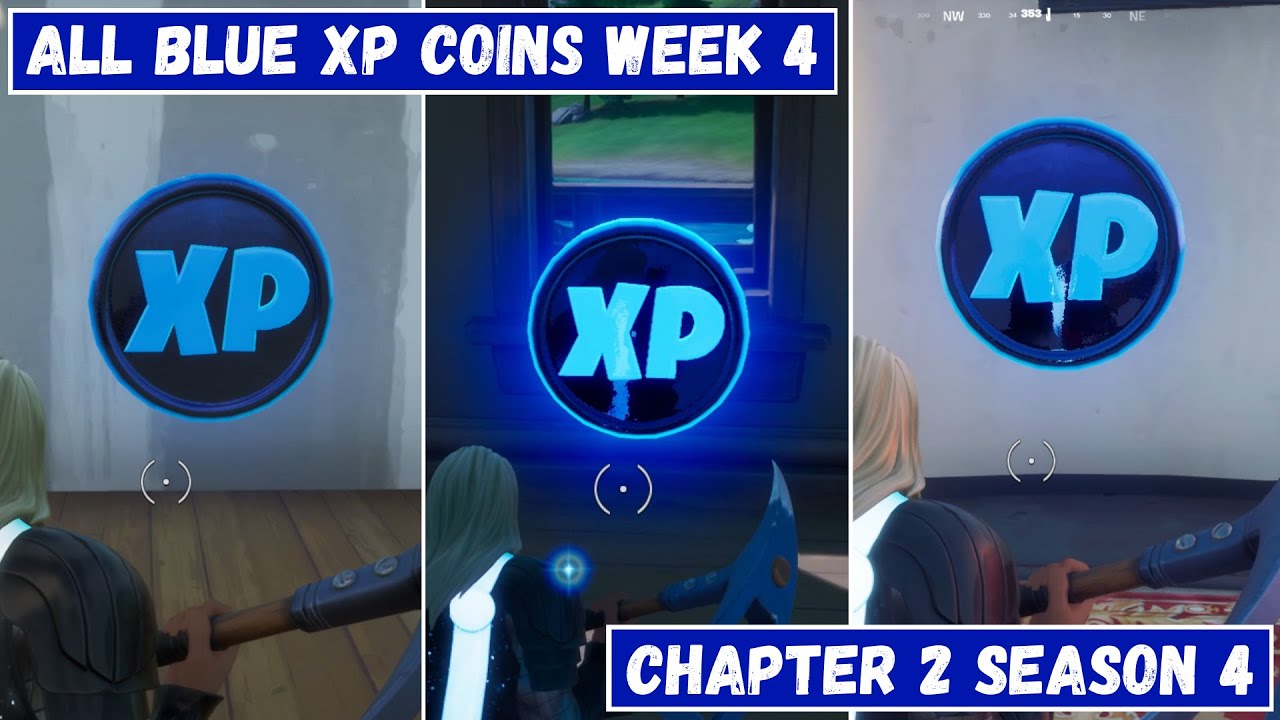 Where To Find All Fortnite Season 4 Week 2 XP Coins