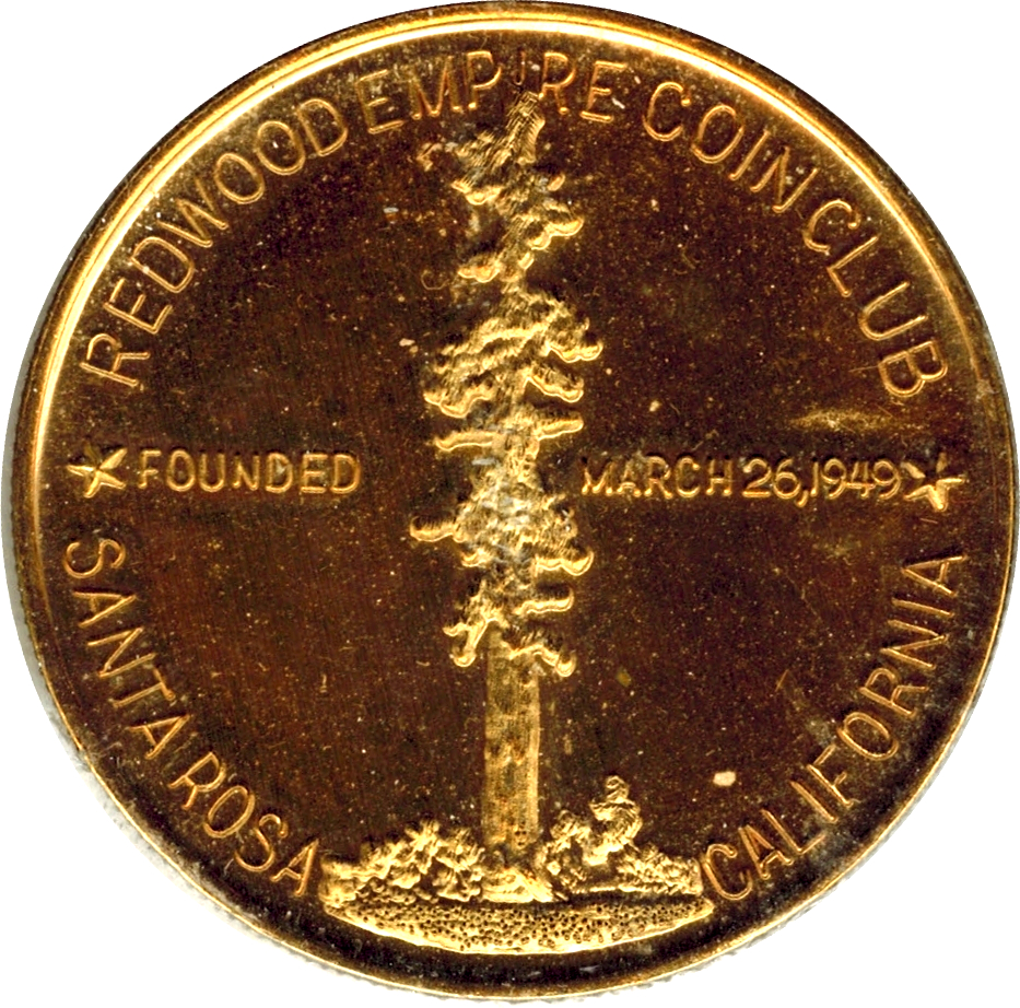 Token - Redwood Empire Coin Club - United States – Numista