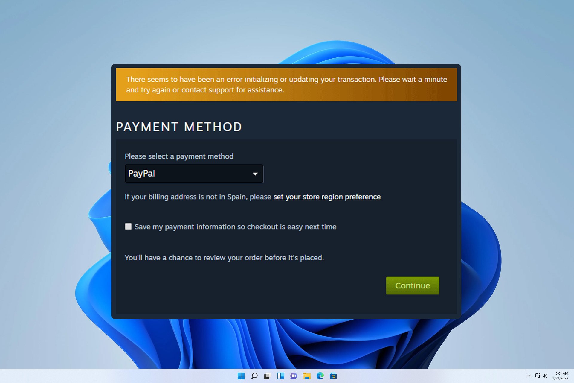 No option to use Paypal? :: Fanatical