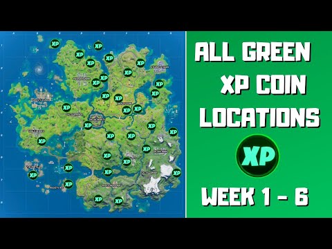 All XP Coin Locations in Fortnite Chapter 2 Season 5 Week 8 - Green, Blue, Purple, Gold - Gamepur