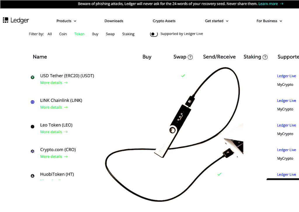 Product Comparison | Ledger