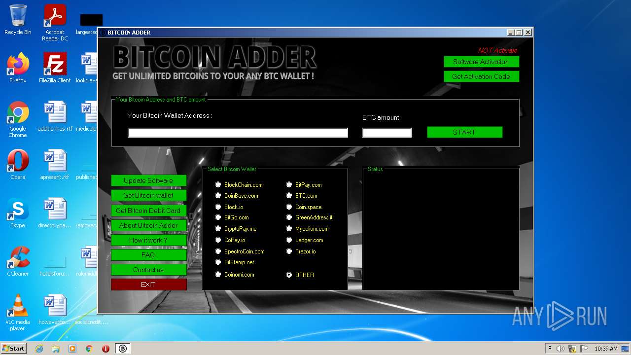 New Bitcoin Adder - cryptolove.fun