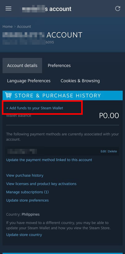 Steam Wallet codes philippine Top Up | Steam dota csgo top up