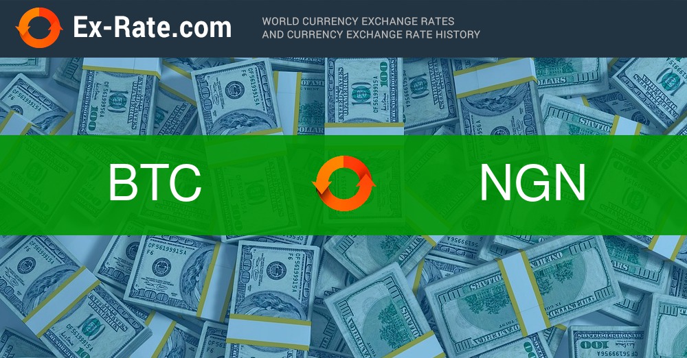 Convert Bitcoin to Nigerian Naira | BTC to NGN currency converter - Valuta EX